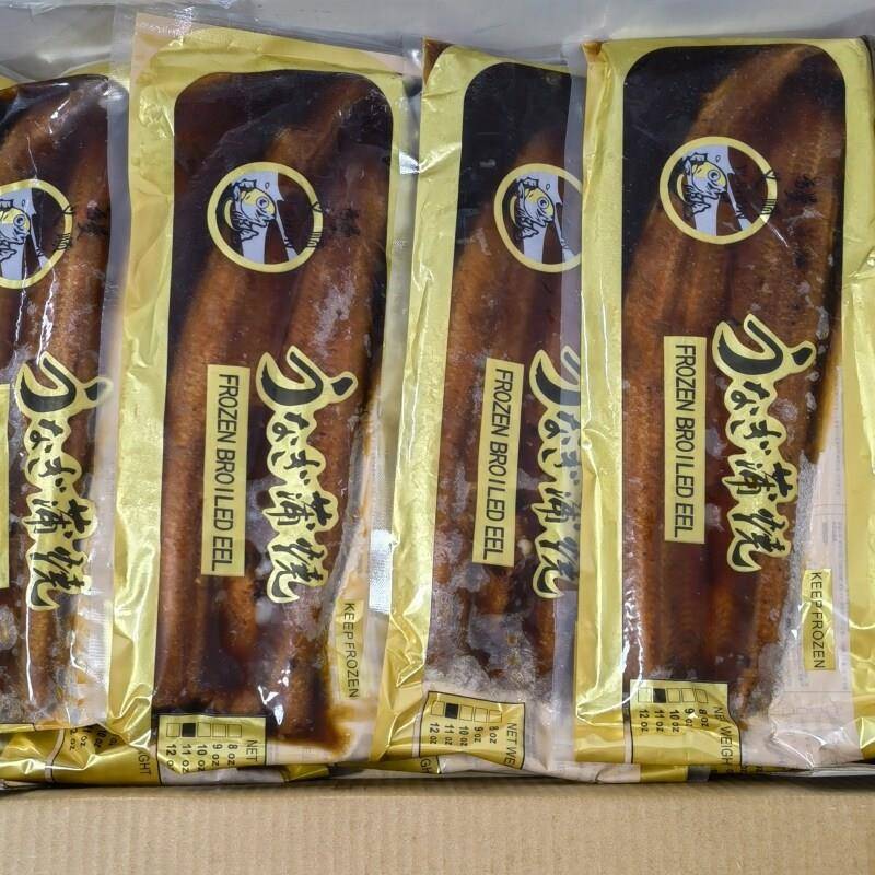 新品寿司料理20尾蒲烧鳗鱼烤鳗鳗鱼 少汁鳗鱼 日式烤鳗鱼约500g