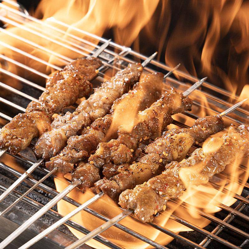 新品串姐食品羔羊肉串商用烧烤食材半成品冷冻腌制户外羊肉串空气