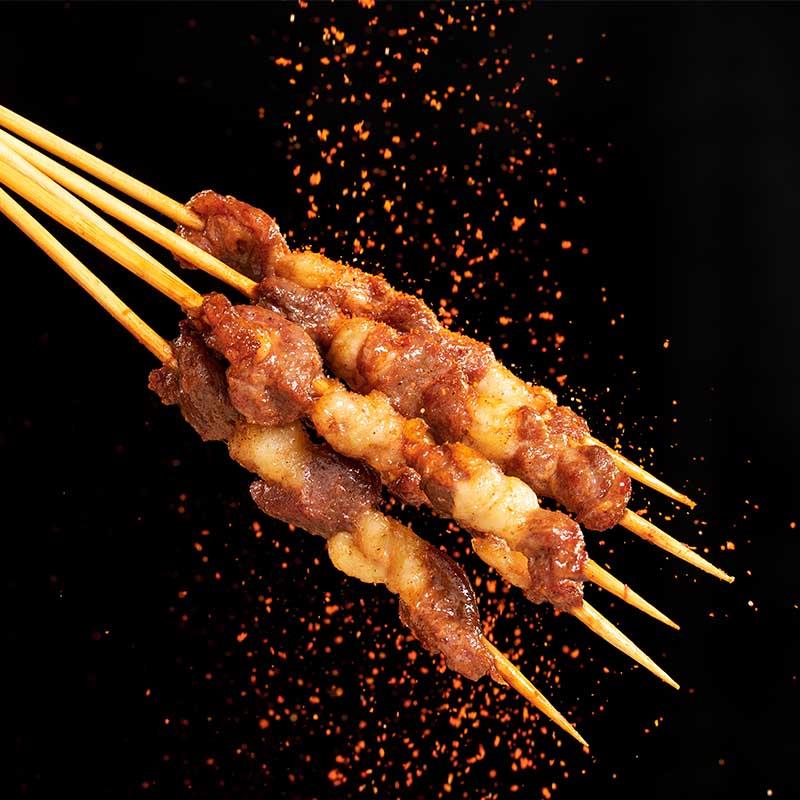 新品烧烤串半成品食材羊肉串掌中宝串猪肉串鸡肉串牛肉串烧烤套餐