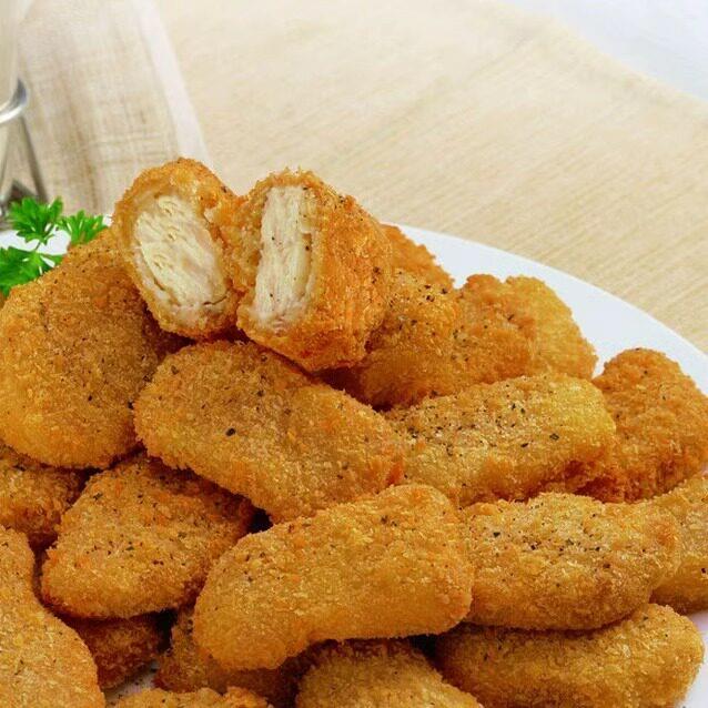 新品圣农上校鸡块1Kg*10袋原味黑椒鸡块冷冻油炸小吃汉堡餐饮炸鸡
