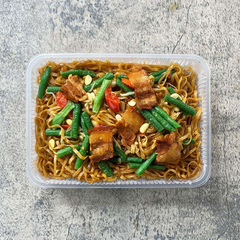 新品河南回锅肉豆角焖面商用半成品猪肉卤面速食面条干拌面免煮方