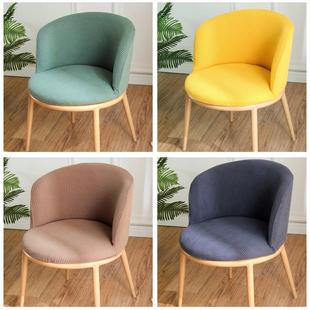 弧形靠背椅子套罩椅垫一体弹力半圆形家用餐椅套通用北欧凳套 推荐