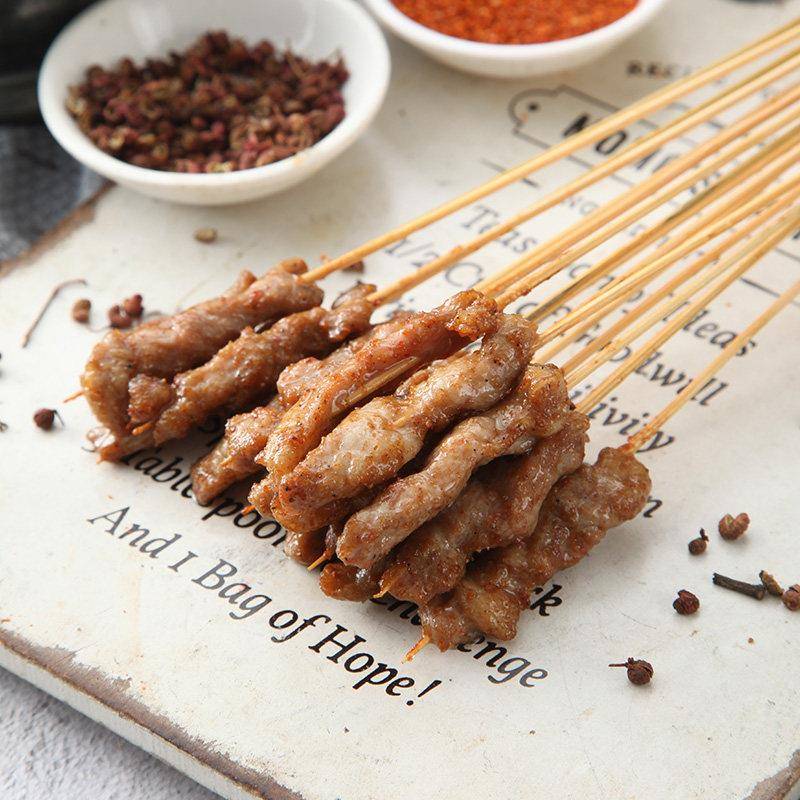 新品串姐食品来把小牛烧烤食材牛肉小串冷冻半成品商用油炸小吃铁