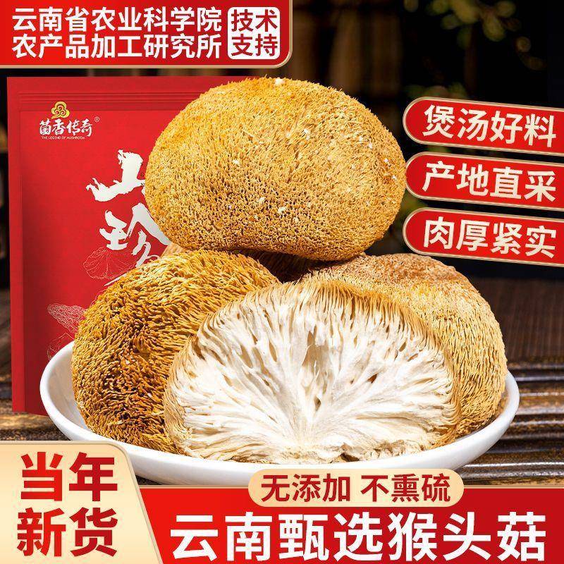 云南猴头菇新鲜干货当季新货无硫正宗猴头菌食用菌蘑菇煲汤食材