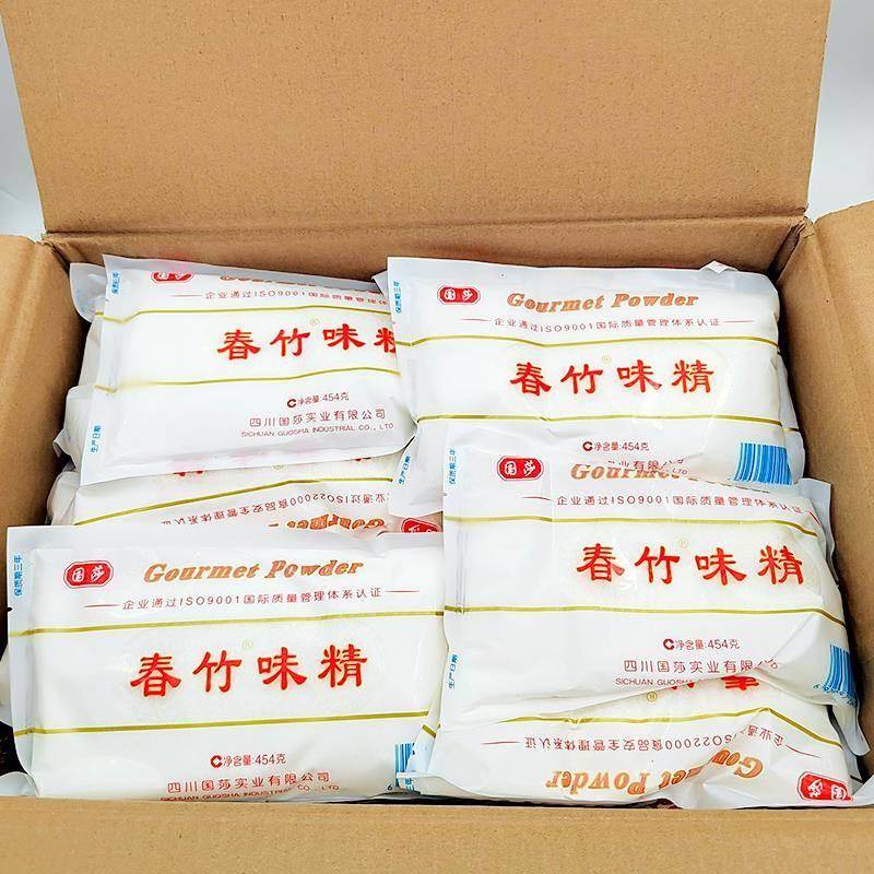 春竹味精细晶加盐味精454克*22袋商用整箱含盐凉拌粉面炒菜烧烤