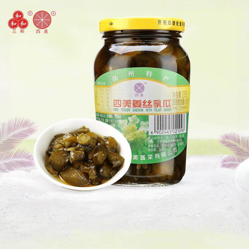 三和四美酱菜姜丝乳瓜375g