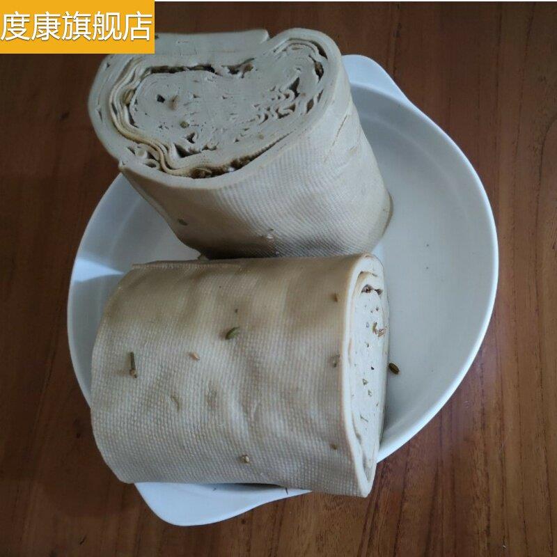 五香豆片豆腐丝河北廊坊三河特产桥河豆丝豆皮豆腐片湿卷新鲜真
