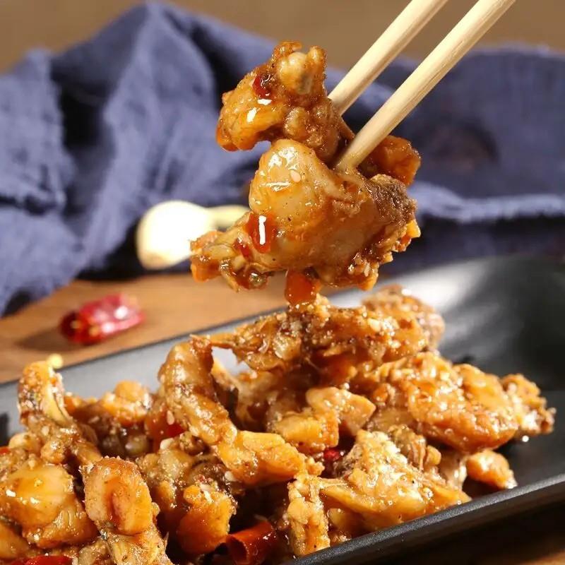 新品何氏蹦蹦鱼免浆牛蛙块商用半成品干锅火锅食材田鸡肉青蛙蛤蟆