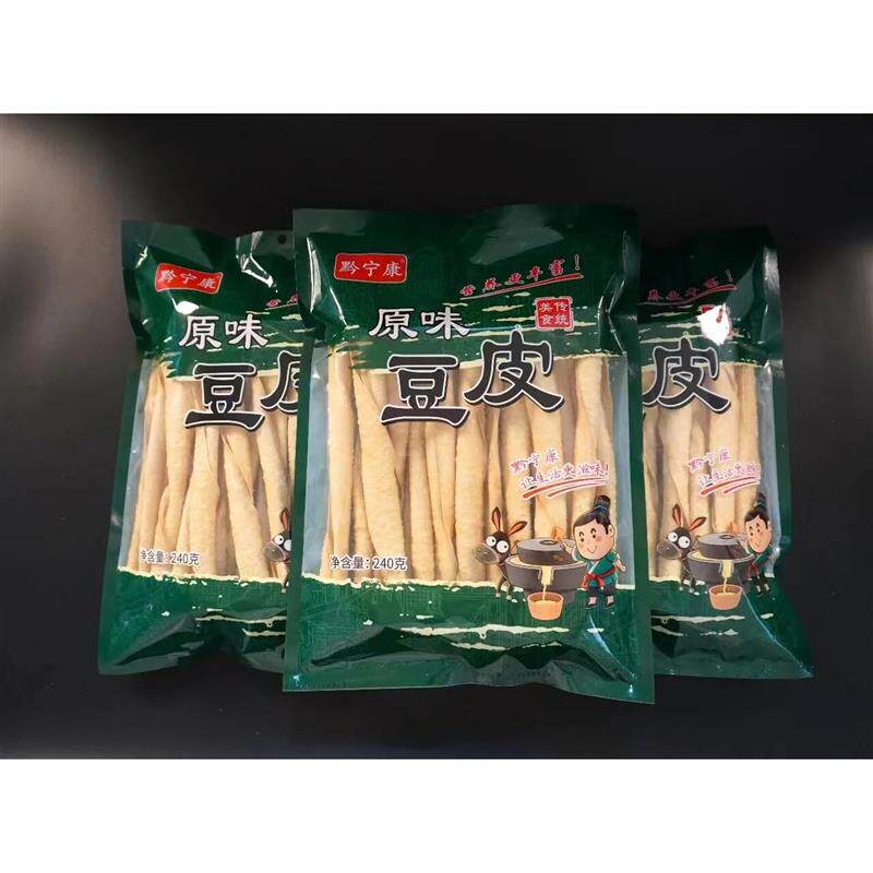 豆腐皮贵州特产无盐豆腐皮