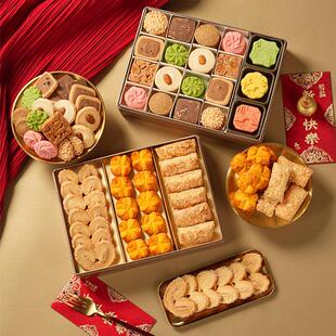 速发上海特产礼盒年货伴手礼蝴蝶酥糕点过年高级点心新年礼物春节