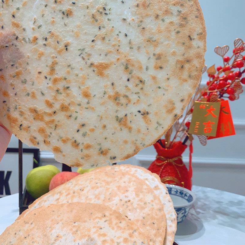 山西特产昔阳压饼风味大寨手工咸香芝麻葱香脆薄饼干小吃零食花椒