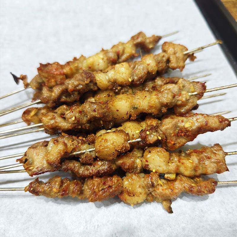 新品湘西劲道牛肉筋串商用冷冻半成品牛杂牛筋牛肉串烧烤食材烤肉