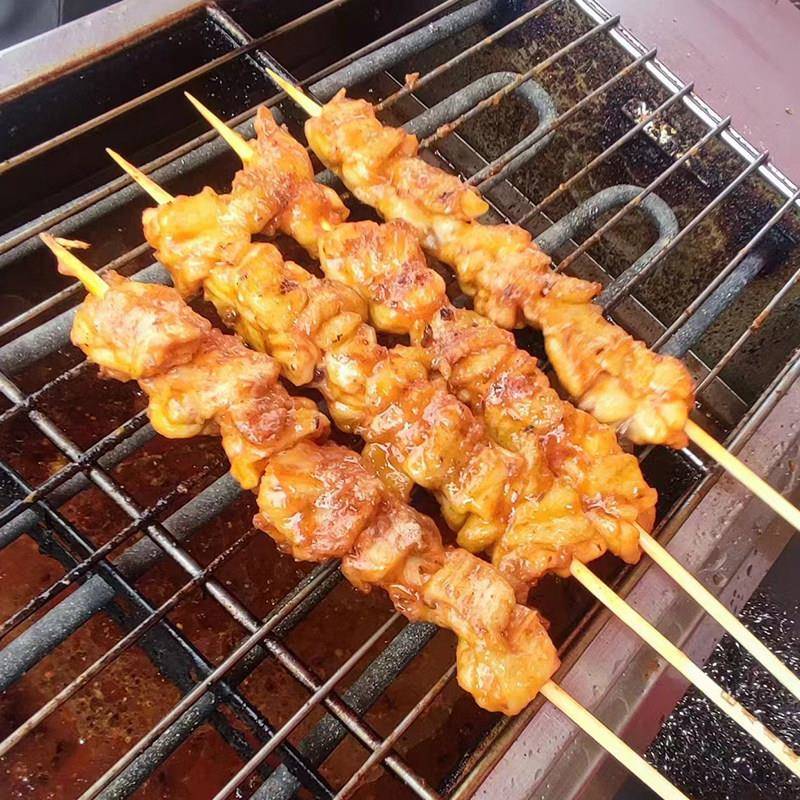 新品带骨鸡肉烧烤串商用冷冻半成品油炸食材烤肉串骨肉相连里脊肉