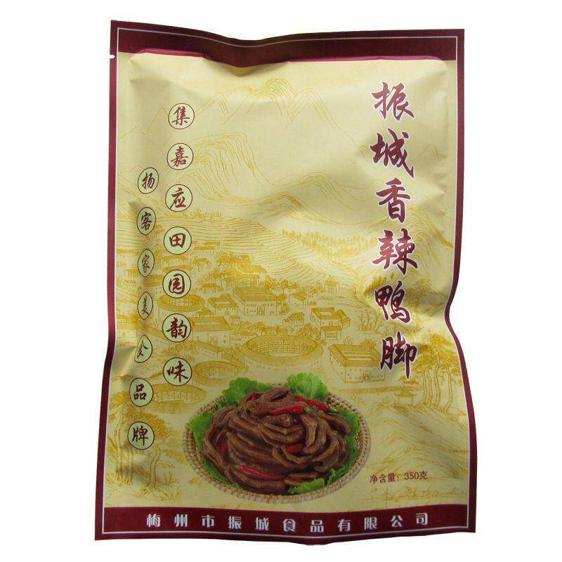 香辣鸭脚爪掌梅州客家特产