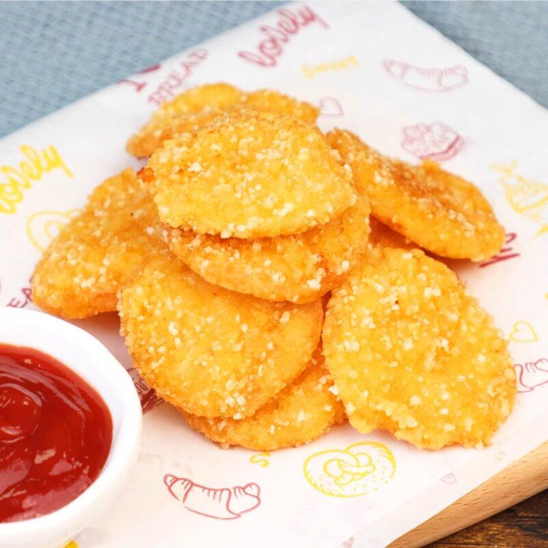 新品大成薯片炸鸡1kg*10袋冷冻油炸裹粉鸡肉片小吃半成品食材整箱
