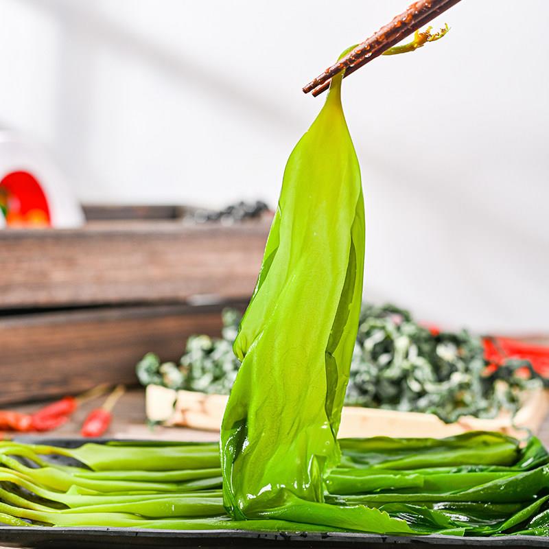 新品海带苗新鲜海菜海藻火锅凉拌菜石花菜食材海草发菜食品包装小
