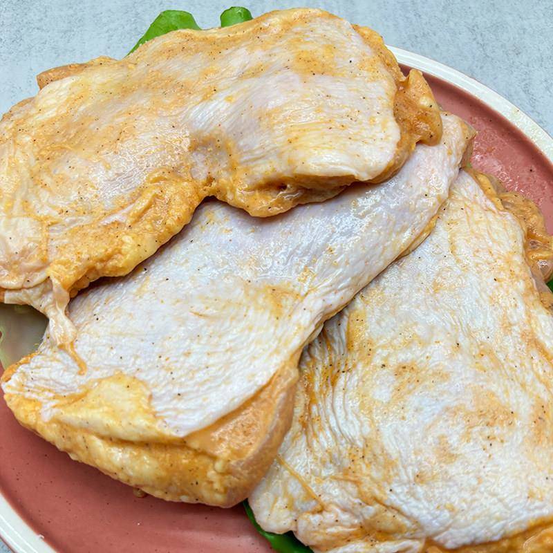 新品百聚源藤椒腿排带皮鸡腿肉商用半成品油炸鸡排自助烤肉店专用