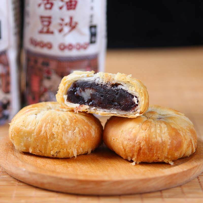 陆家桥活油豆沙月饼苏式手工月饼酥皮月饼传统制作德清下舍特产