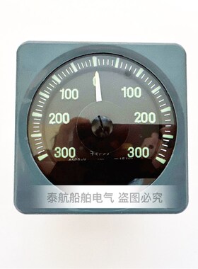 船用耐震艉轴转速表45C3-10V正负200转/分舵角表DL-III电压表63C7