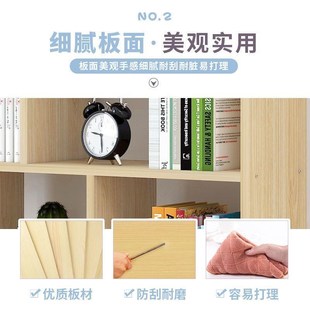 简易落地书架卧室学生置物架多层书柜家用客厅儿童简约Z储物收纳