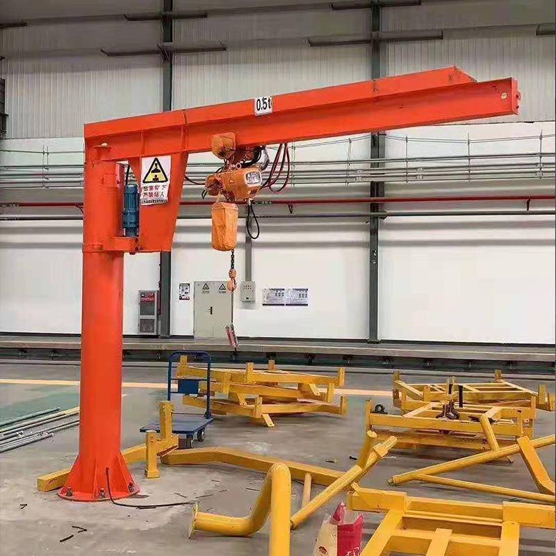 工厂BZD立柱式悬臂吊60度旋转吊小型单臂吊独臂吊电动遥控小型吊