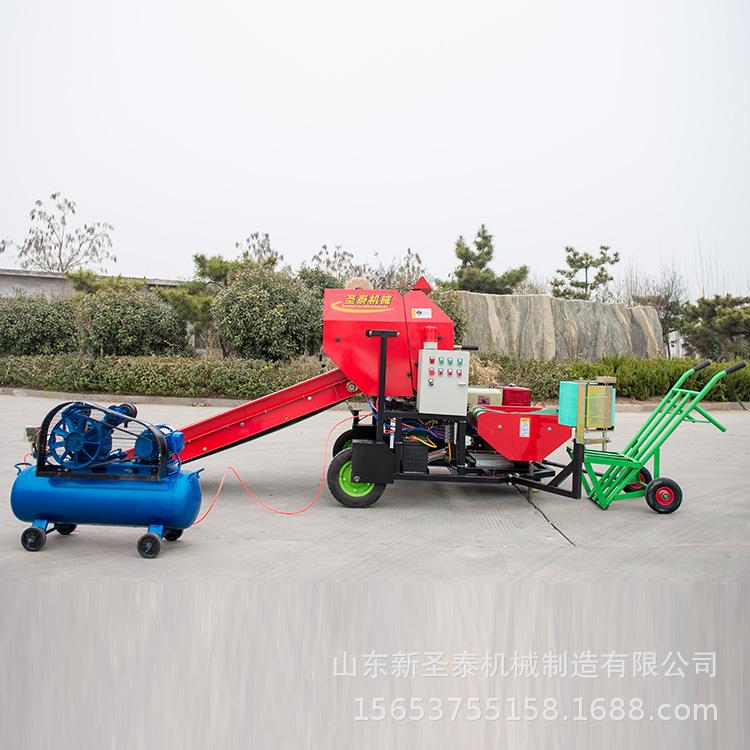 青储小麦饲料打捆机青麦杆饲料营养价值高打捆机