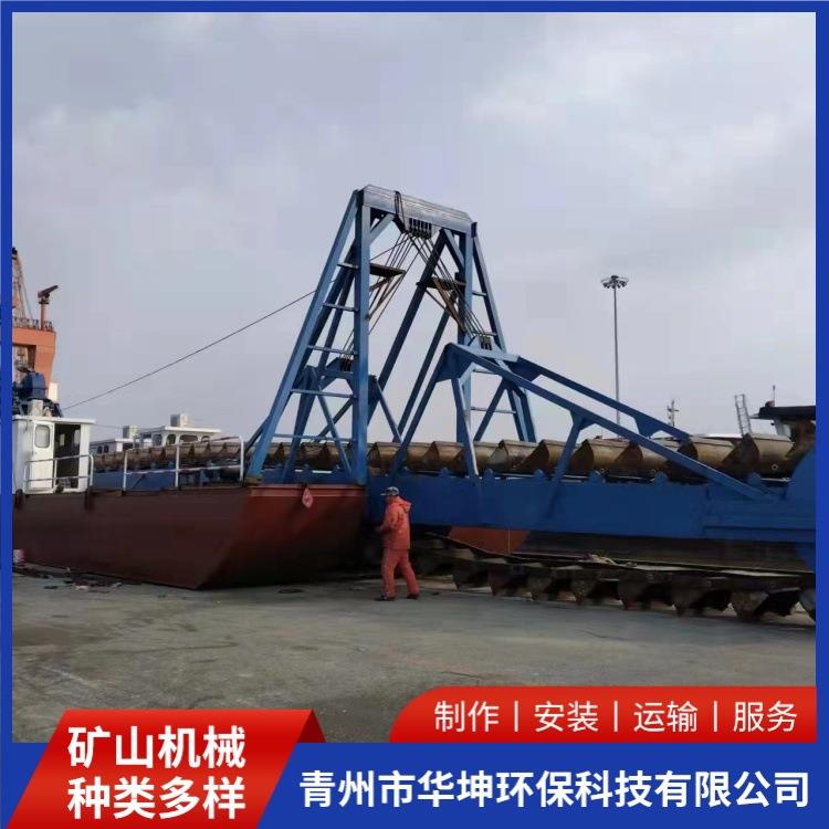挖沙船河道抽沙淘金船水库湖泊半自动抽沙船疏浚设备生产厂家船用