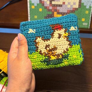 星露谷物语毛线钩织星露谷物语周边老乡鸡织片手工材料包diy自制