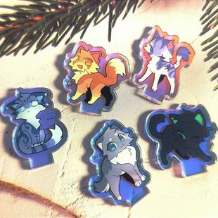 猫武士周边猫武士同款松鸦羽狮焰鸽翅藤池冬青叶高颜值q萌创意min