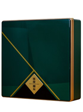 新款铁皮枫斗包装盒烤漆绿色空礼盒D250克500克霍山铁皮石斛盒