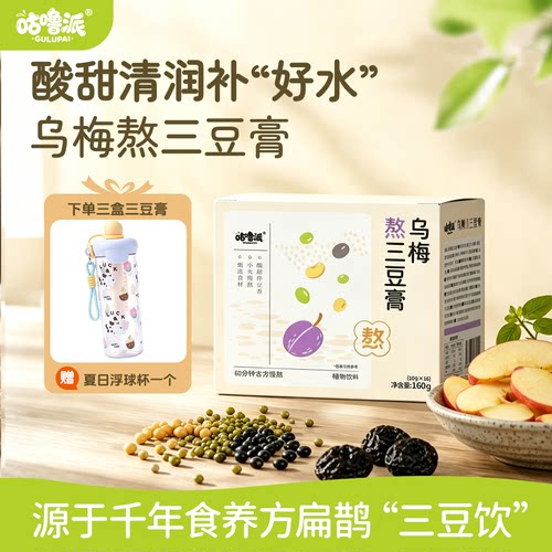 咕噜派儿童扁鹊乌梅三豆饮独立装