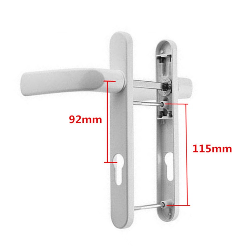 断桥铝门锁 9225m/9230/9235 单点断桥锁 塑钢门窗锁 长条锁