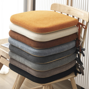 马蹄形坐垫绑带防滑防屁股痛坐垫靠背一体温莎椅记忆棉凳子软座垫