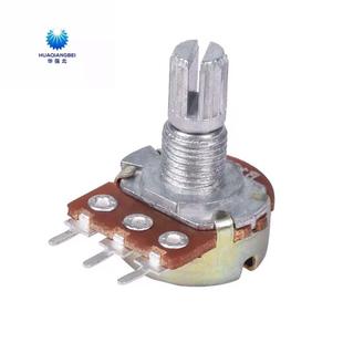 500K柄15 单联双联电位器WH148可调B1K 100K 50K 20MM 2K5K10K20K