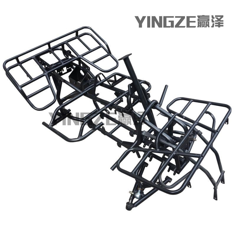 自制改装四轮摩托卡丁车配件GY6150CC沙滩车全套车架货架摇臂总成