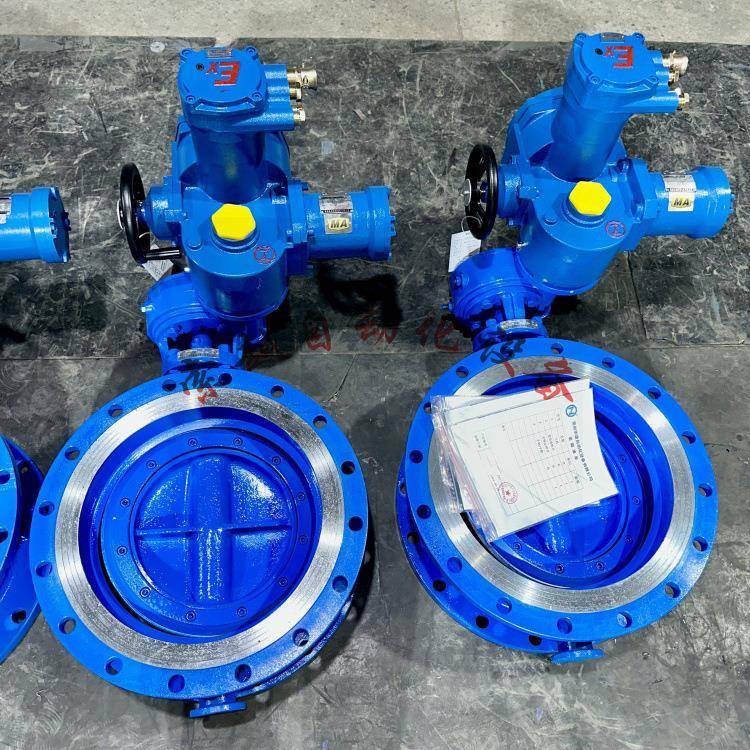 矿用一体式电动防爆蝶阀DN400MAD943F-16C煤矿瓦斯管道用阀