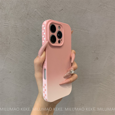 ins独特好看多巴胺渐变适用iPhone16promax苹果14手机壳17ProMax新款11男女12全包13网红2025爆款plus防摔套