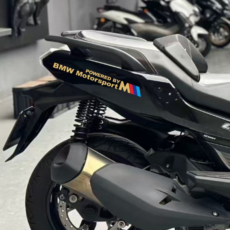 适用于宝马C400Gt贴纸,摩托车贴花,汽车后部双面印花,防水改装汽