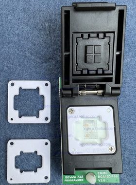 XGecu T48 Programmer EMMC BGA153/169 适配器 2.0版双头探针座