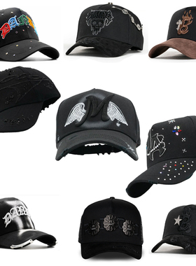 新款潮流鸭舌帽男墨西哥DANDY HATS五页顶BARBAS街头潮牌棒球帽女