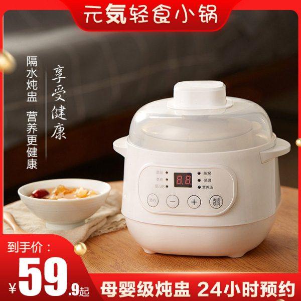 全自动小电炖锅迷你BB煲汤煮粥锅家用隔水燕窝电炖盅陶瓷熬粥神器