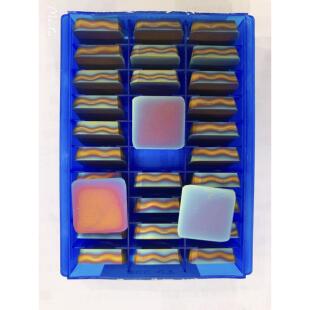 淬火钢 高硬钢专用七彩超硬四方铣刀片4160511纳米涂层刀片调制钢