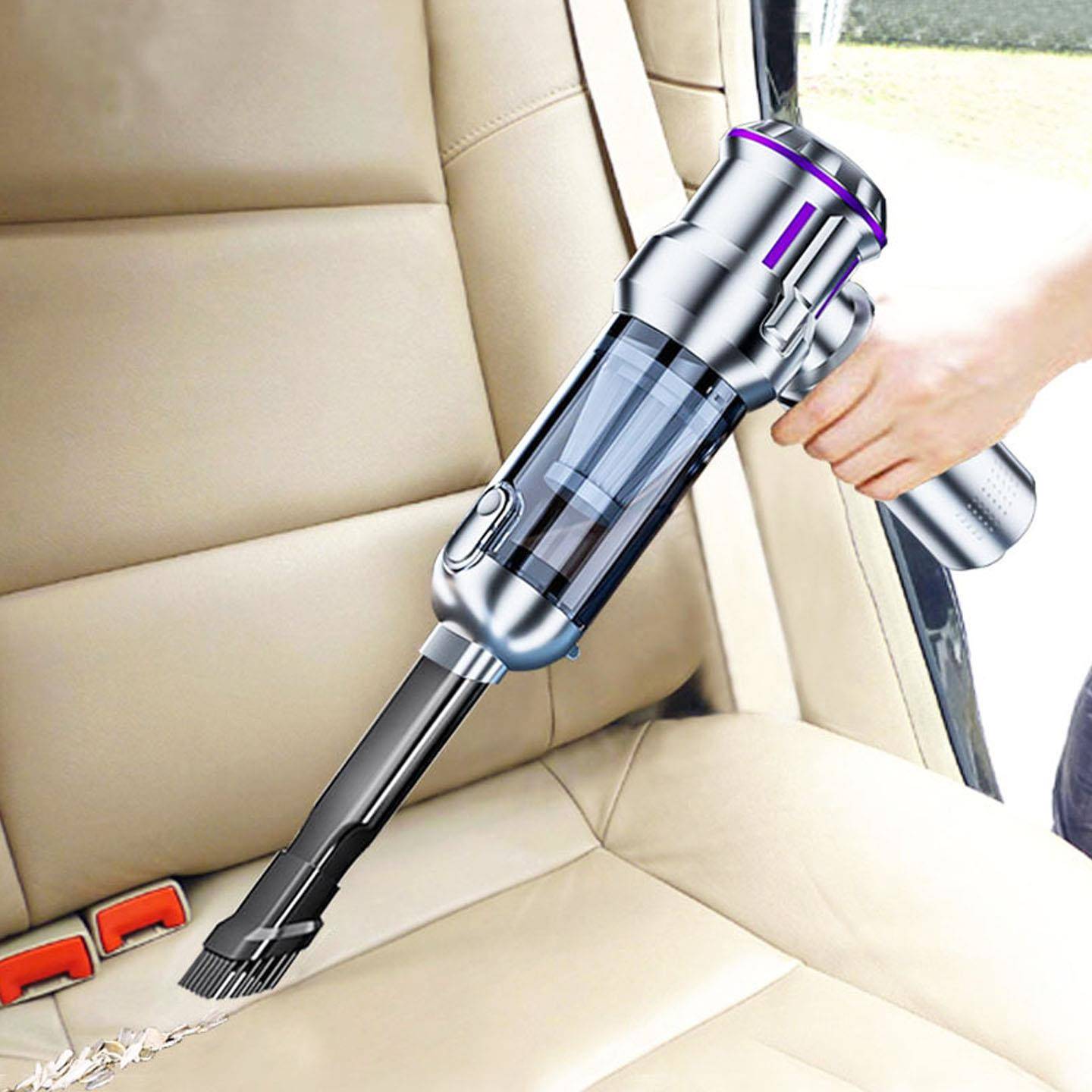 车载吸尘器2025新款超强吸力汽车用家用两用大功率无线充电吹吸抽