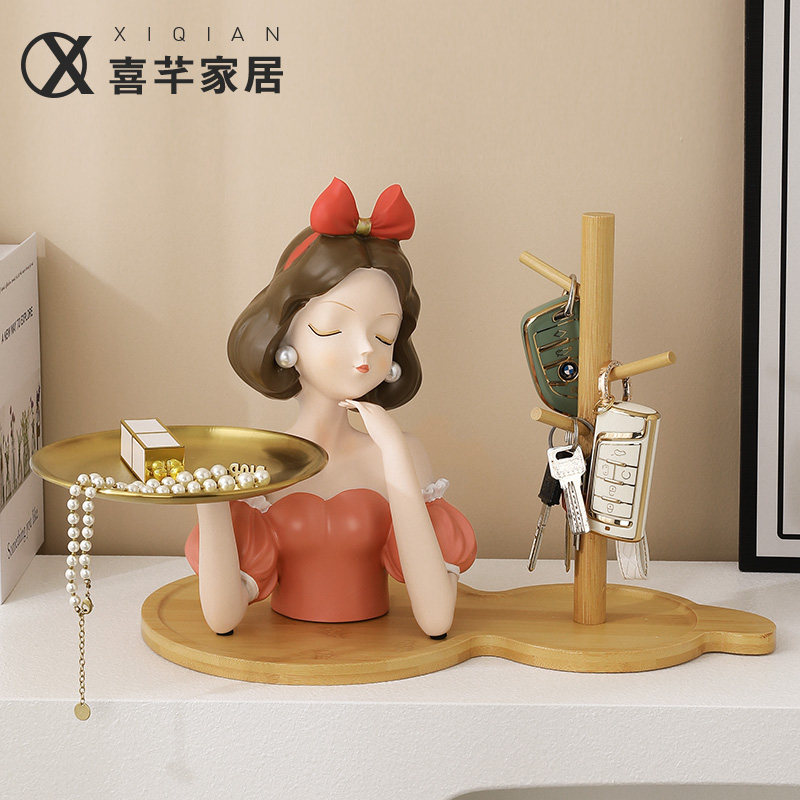 创意入户柜玄关钥匙收纳摆件x进门托盘装饰品家居轻奢搬家乔迁礼,家居饰品,装饰摆件,淘宝优惠券,粉丝福利购,淘宝优惠卷