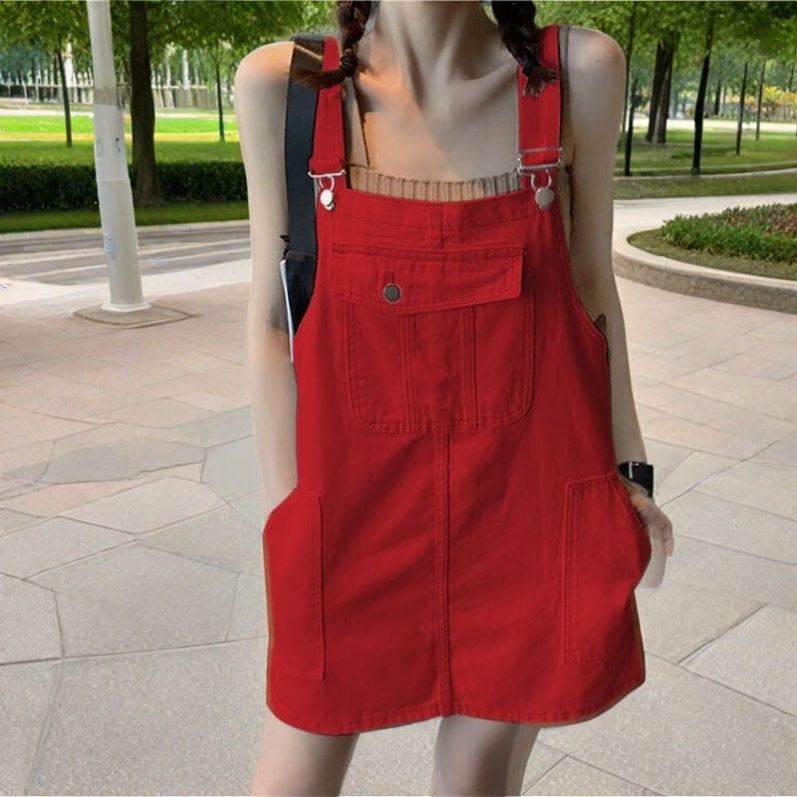甜美无袖棉质背带裙夏季新款减龄款式连衣裙