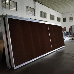 铝合金湿帘墙厂家直销15cm厚车间降温水帘设备 降温水帘墙