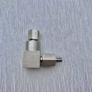直角M6内外丝弯头30组合式 材螺纹螺纹4 不锈钢x1 外接头 x1内M6质