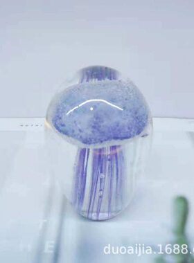 家艺术创意手工琉璃小礼品摆件水母摆件水晶系列