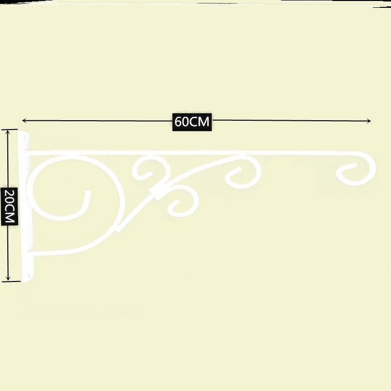 电线杆墙上不锈钢侧面灯笼挂钩支架室外固定架子吊Z架挂饰专用