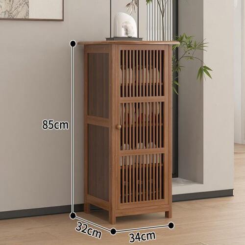 入户玄关鞋柜家用门口多层鞋架新中式透气宽4653单门小大容量cm/